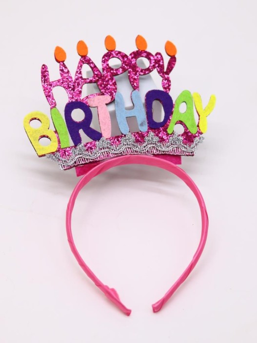 Праздничный ободок &quot;Birthday headband&quot;, 24 см 