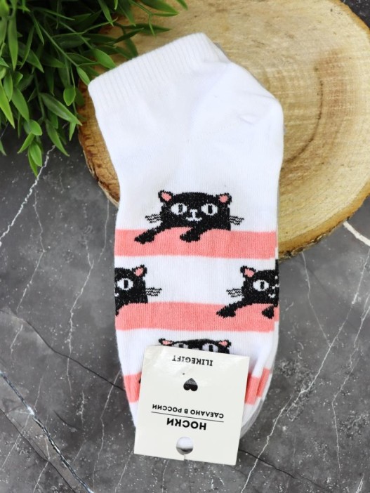 Носки женские "Black cat", р. 35-40, розовый 