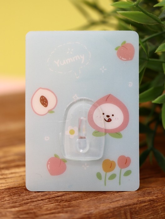 Крючок на липучке «Square fruit» 2шт, mix color 