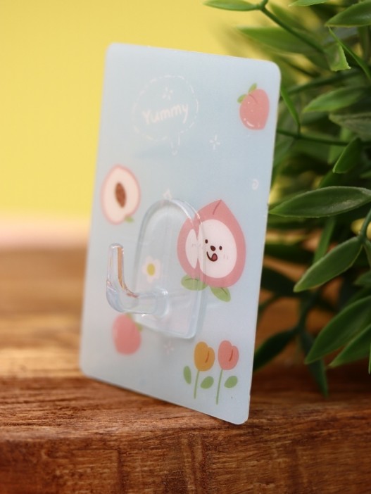 Крючок на липучке «Square fruit» 2шт, mix color 