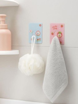 Крючок на липучке «Square fruit» 2шт, mix color