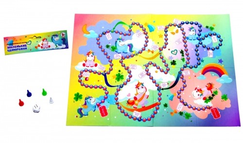 Игра настольная "Маленькие единорожки", ходилка 