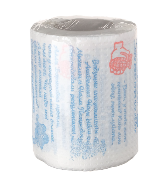 Сувенирная туалетная бумага "Анекдоты – 2 часть", двухслойная, 25 м (10х9,5 см)
