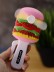 Портативный механический ручной вентилятор «Burger», mix, шоу-бокс 24 шт. 