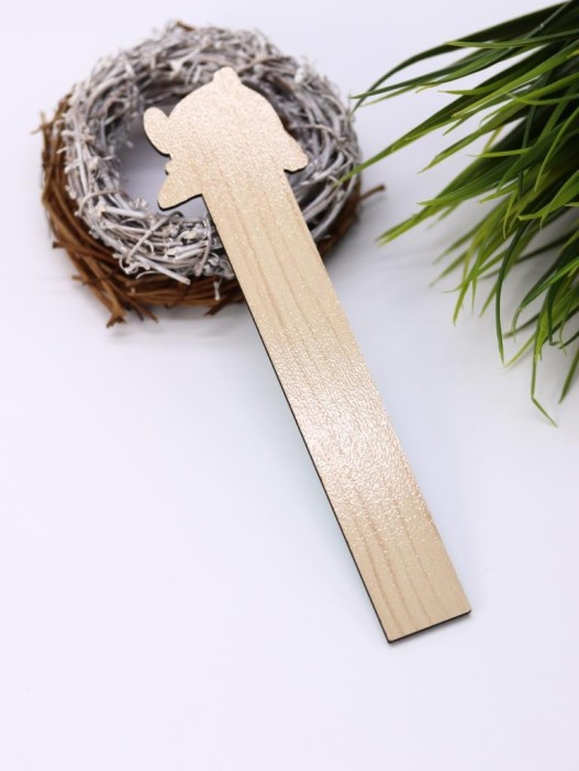 Линейка ЭКО из дерева iLikeGift "Подмигивающая сова" 