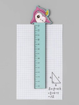 Линейка ЭКО из дерева iLikeGift "Подмигивающая сова"