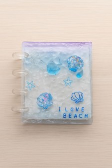 Фотоальбом - биндер для карт "I love beach", 20 страниц(13*12,5 см)