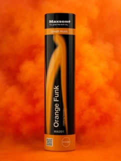 Цветной дым "Orange Funk", оранжевый, калибр 0,8", 60сек, 16см)