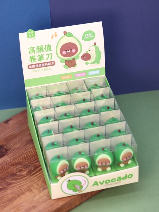 Точилка для карандашей &quot;Bear-avocado&quot;, шоу-бокс 24 шт. 