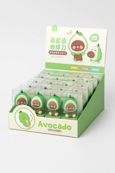 Точилка для карандашей "Bear-avocado", шоу-бокс 24 шт.