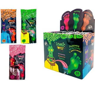 Карамель &quot;Zombie Мозг&quot; Кислая Пятка&quot;, 48шт.