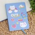 Блокнот (B6) &quot;Cute cat head&quot;, blue (13*18) 