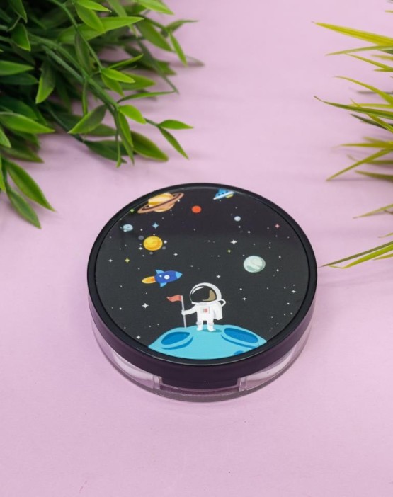 Контейнер для линз «Space cosmonaut», blue 