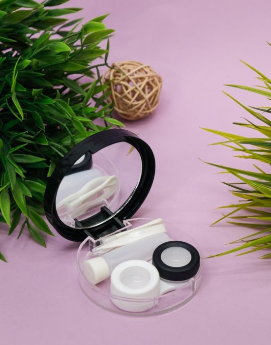 Контейнер для линз «Space cosmonaut», blue 