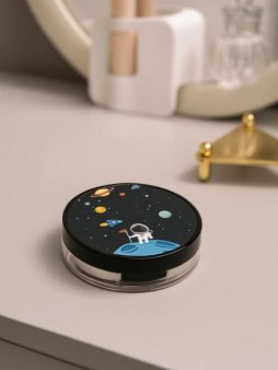 Контейнер для линз "Space cosmonaut", blue