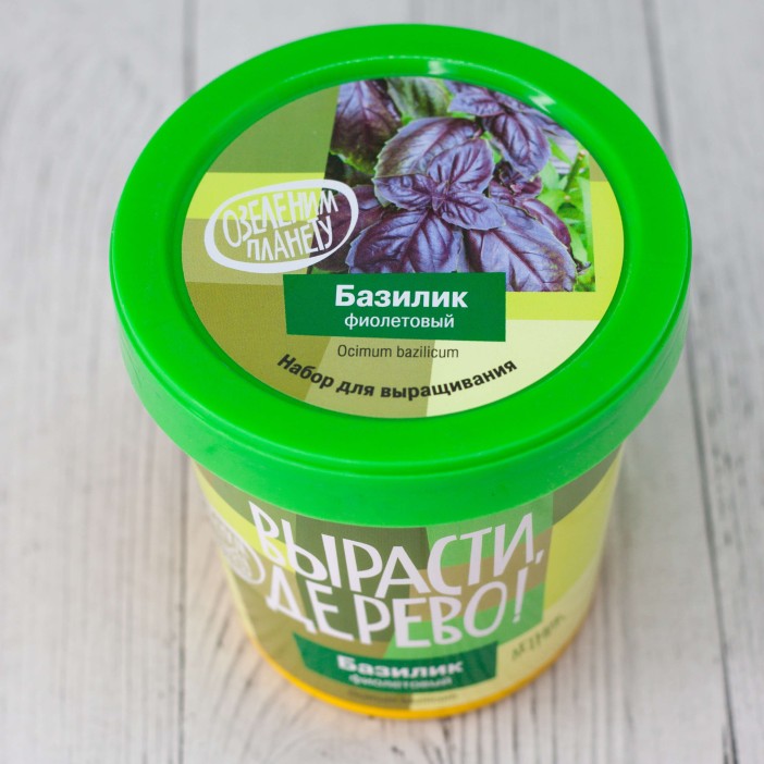 Набор для выращивания &quot;Базилик фиолетовый&quot; 