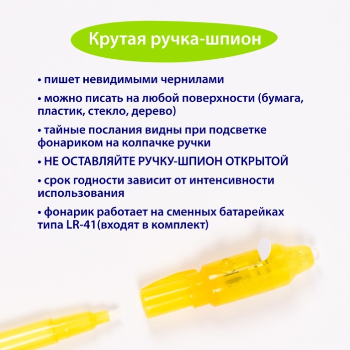 Игровой набор блокнот и ручка-шпион  &quot;Мои секретики. Панда&quot; 