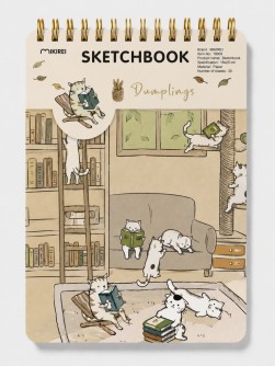 Скетчбук (В5) "Семейное дело четыре", белый (18*25) 30 л. 130 г/м