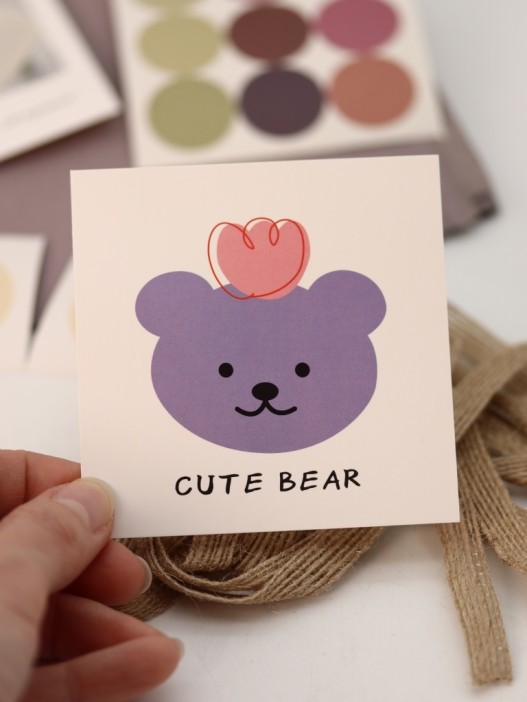 Упаковочный набор д/подарков (2 листа+лента+открытка+5 наклеек) &quot;Natural balance&quot;,40x50см 