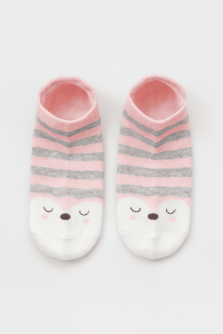 Носки iLikeGift "Медвежата", розовые, мужские/женские евро размер 35-41