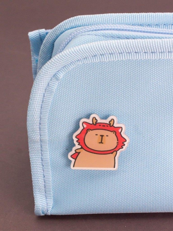 Значок акриловый iLikeGift "Капибара в шляпе"