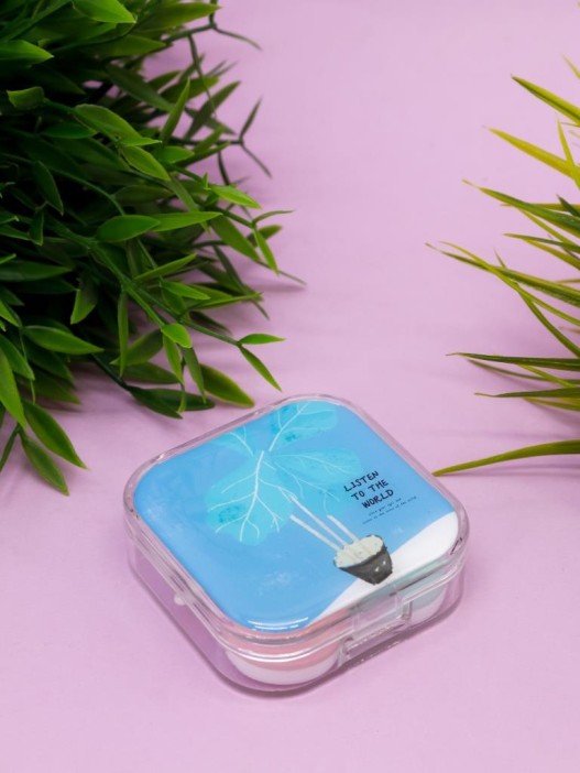 Контейнер для линз «Listen to the world» (2) 