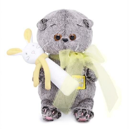 Мягкая игрушка "Басик BABY с погремушкой" (20см) 
