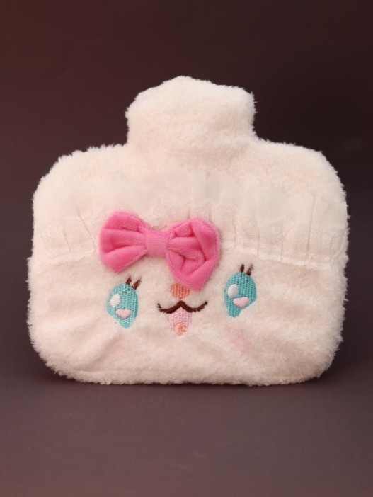 Грелка плюшевая &quot;Sweet hugs&quot;, white, 1000 мл (20*20 см) 