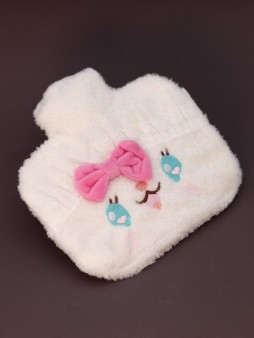 Грелка плюшевая "Sweet hugs", white, 1000 мл (20*20 см)