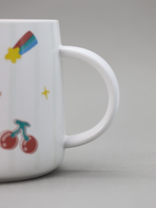 Кружка «Kid hare», white-red 