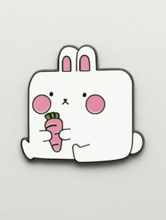 Значок металлический iLikeGift &quot;Carrot friend&quot;