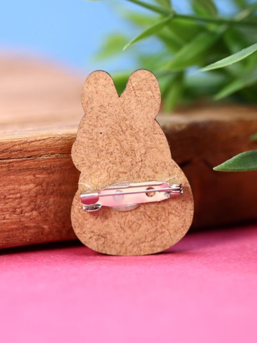 Значок ECO из дерева Little hare 