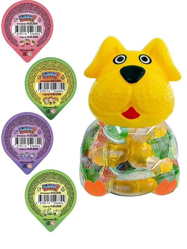 Набор десерт желейный «Дави желе! Собака», 100шт. 