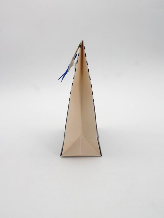 Пакет подарочный (XS) &quot;Many stripes&quot;, blue (12x6x16) 