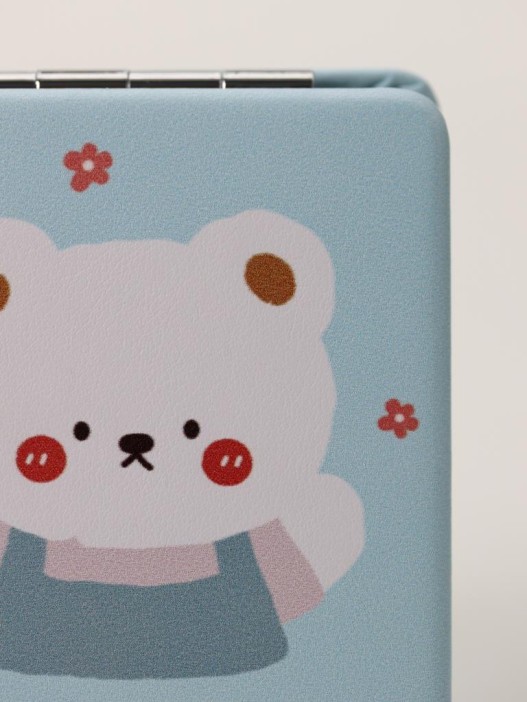 Зеркало "Be happy enjoy the moment", blue 