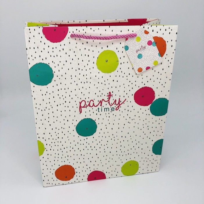 Пакет подарочный "Party", M 