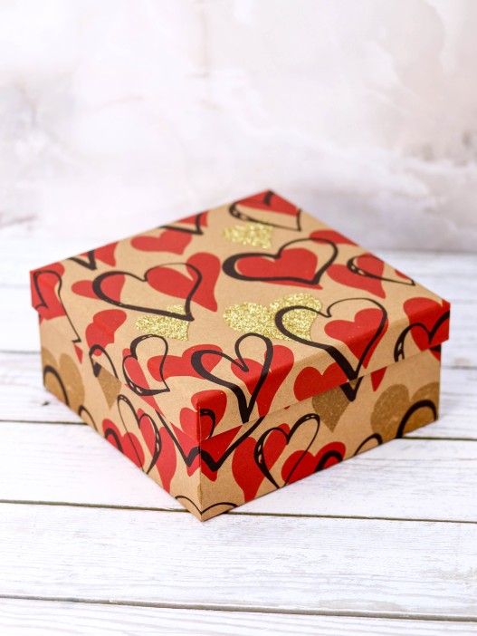 Подарочная коробка «From the heart», 19*19*9.7 