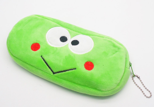 Пенал плюшевый &quot;Sad Frog&quot;, green (20*10 см) 