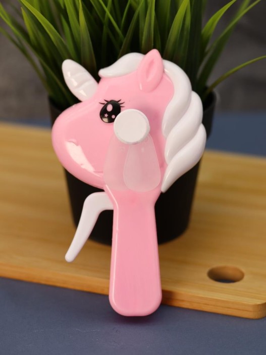 Портативный механический ручной вентилятор «Unicorn» (14,5х7,5х4 см), mix 