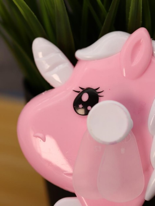 Портативный механический ручной вентилятор «Unicorn» (14,5х7,5х4 см), mix 