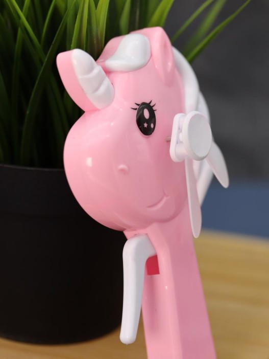 Портативный механический ручной вентилятор «Unicorn» (14,5х7,5х4 см), mix 