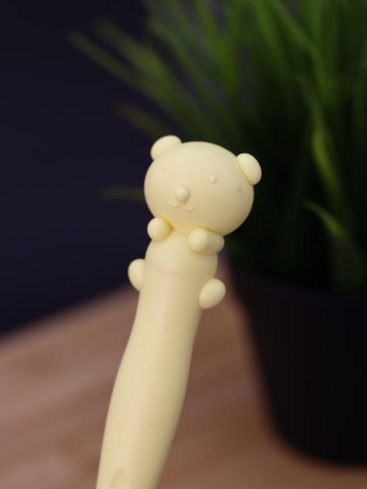 Ролик для чистки одежды &quot;Yellow volumetric bear&quot;, 10 см*60 листов 