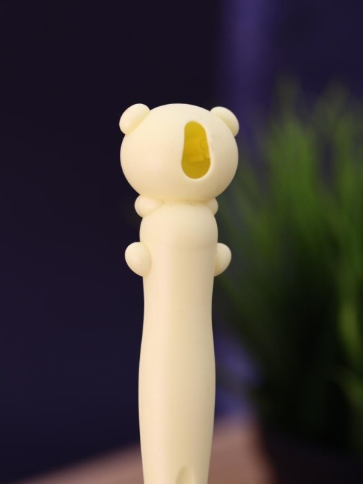 Ролик для чистки одежды &quot;Yellow volumetric bear&quot;, 10 см*60 листов 