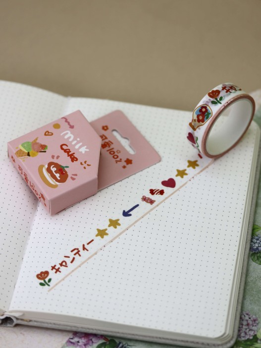 Декоративный скотч «Milk cake» 