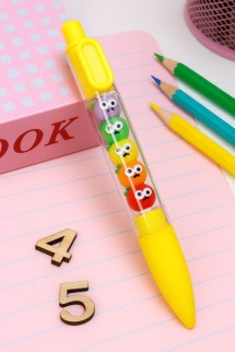 Ручка &quot;Funny smile&quot;, yellow