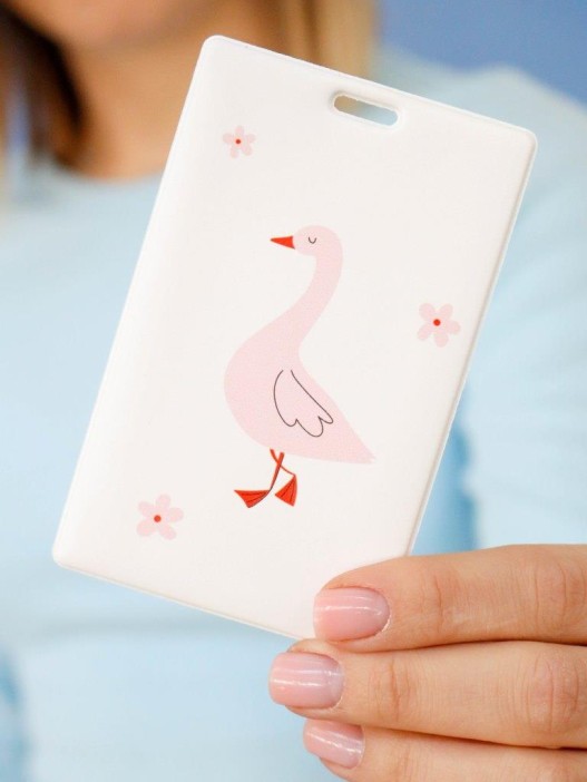 Держатель для карт «Pink goose» (6,5 х 10,4 см) 