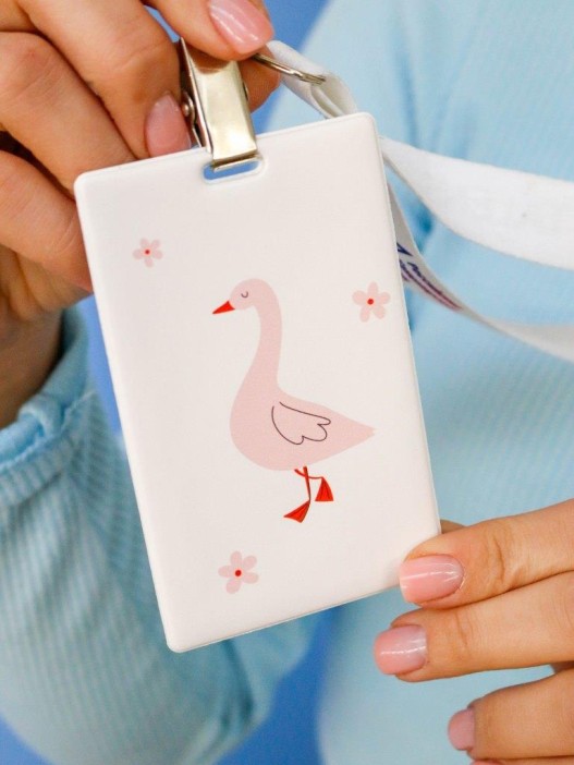 Держатель для карт «Pink goose» (6,5 х 10,4 см) 
