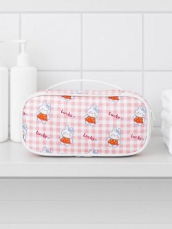 Пенал-косметичка "Funny animals", pink (20*12*6.5 см)