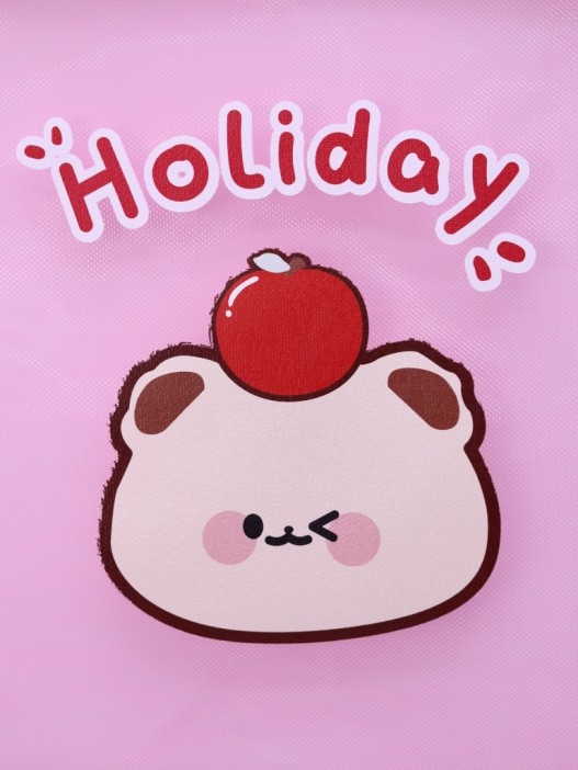 Папка пенал &quot;Holiday bear&quot;, pink (23.5*31 см) 