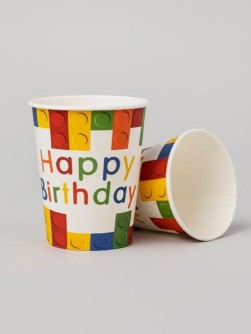 Набор бумажных стаканов 6 шт. "Lego", (8,5 см)